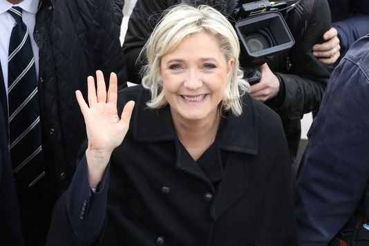 Description: Marine Le Pen, le 13 février.
